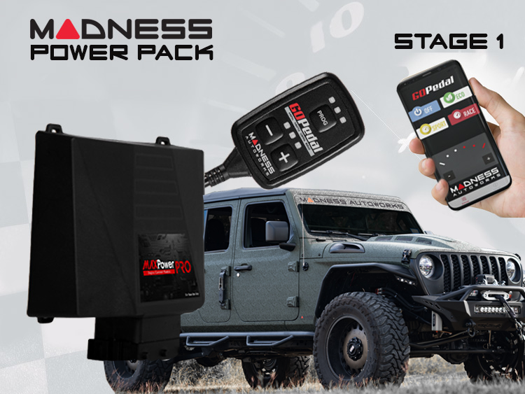 Jeep Wrangler JL MADNESS Power Pack PRO - 2.0L - Stage 1