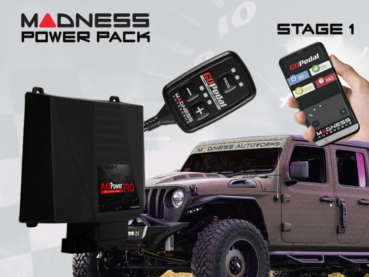 Jeep Gladiator JT MADNESS Power Pack PRO - 3.0L Turbo Diesel - Stage 1