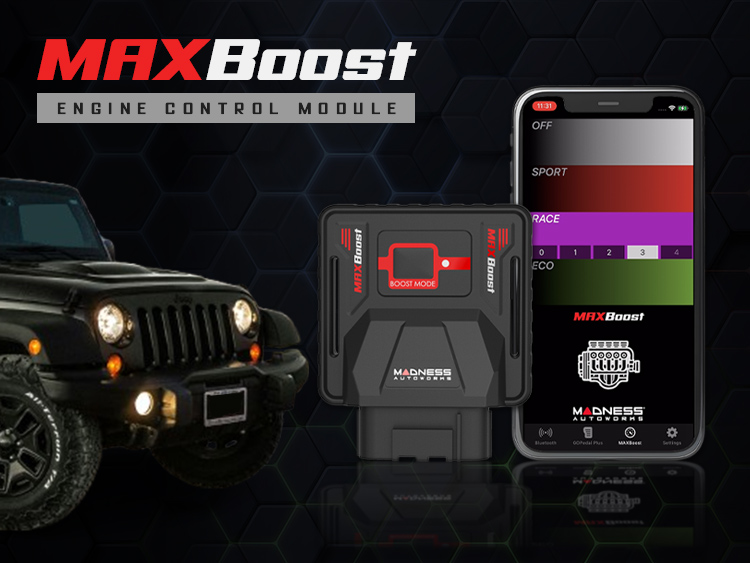 Jeep Wrangler JL Engine Control Module - MAXBoost by MADNESS Autoworks - 2.0L Turbo