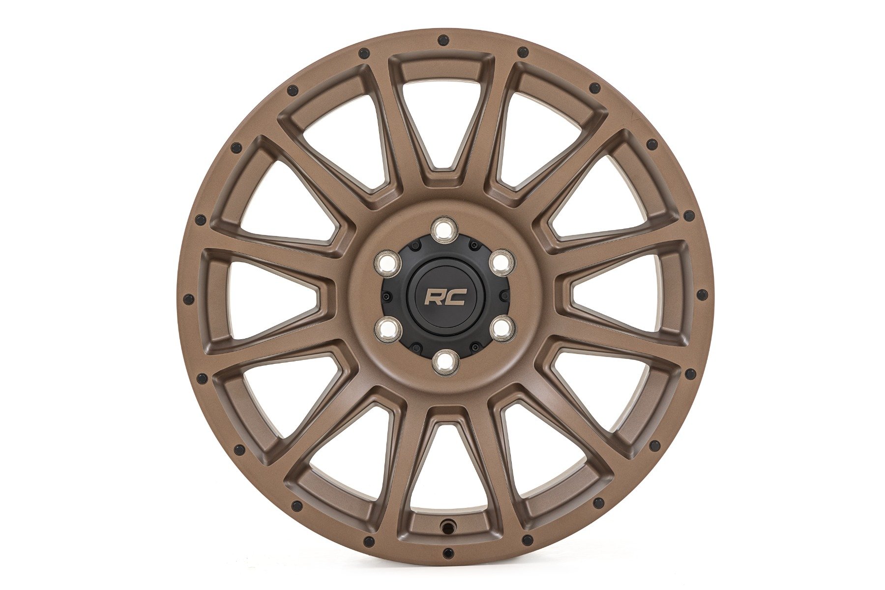 Custom Wheel 90 Series Wheel - One-Piece - Bronze | 20x10 | 5x5.0 | -25mm - Rough Country