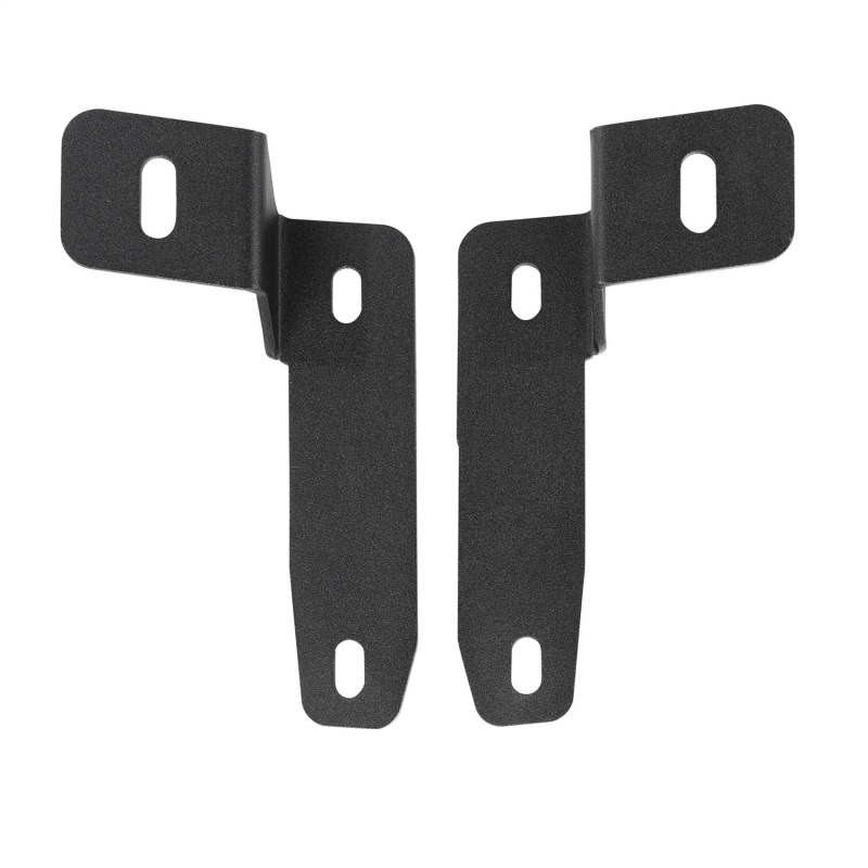 Jeep Gladiator Cowl Cube Light Mount - Outside Mount - Rugged Ridge - Satin Black - `18-`22