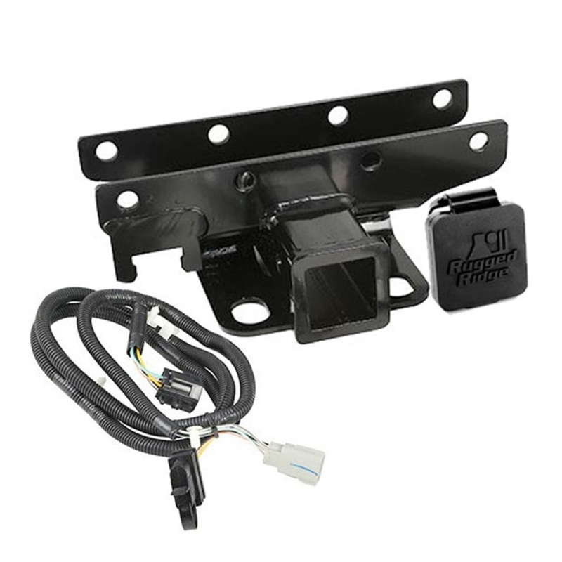 Jeep Wrangler JK Receiver Hitch Kit - Rear - Rugged Ridge - `07-`18