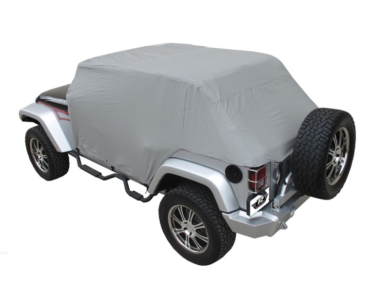 Jeep Wrangler JK Cab Cover - Rampage - With Door Flaps - Grey - `07-`18