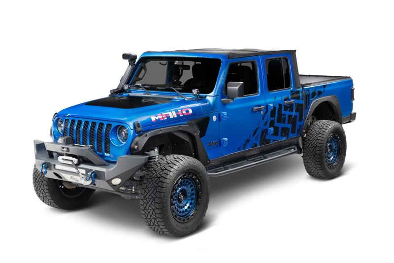 Jeep Gladiator Fender Flare Delete Kit - Front + Rear - Rugged Ridge - `20-`23