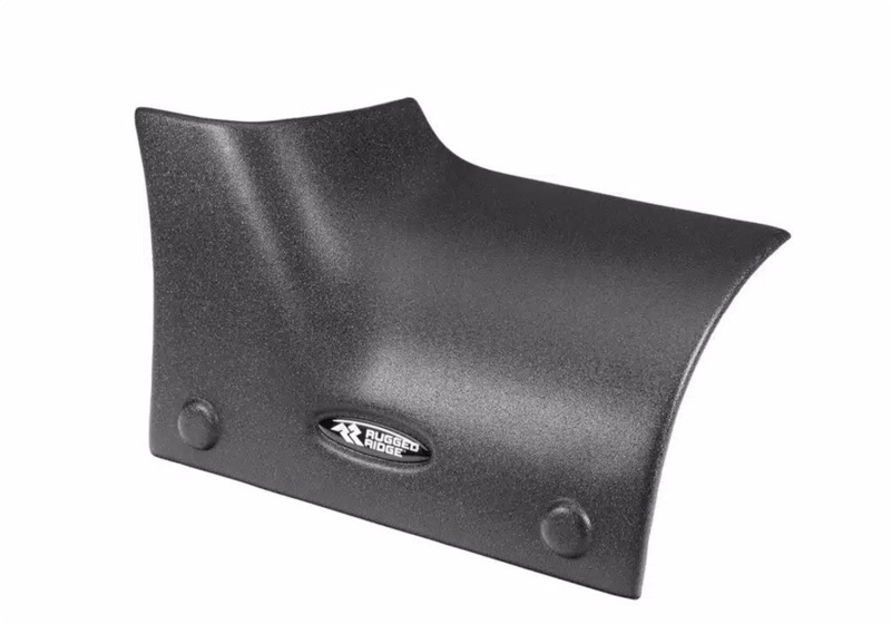 Jeep Gladiator Cowl Guard - Rugged Ridge - UV-Treated Thermoplastic - Black - `20-`22