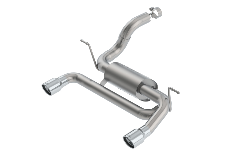Jeep Wrangler JL Axle Back Exhaust - Borla - S-Type - 2.0L - `18-`23