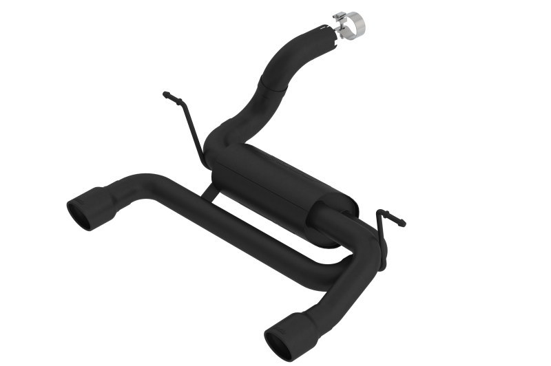 Jeep Wrangler JL Axle Back Exhaust ATAK - Borla - Black - 2.0L - `18-`23