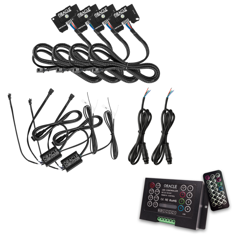 Jeep Gladiator Headlight DRL Upgrade Kit - ORACLE Lighting - RGB+W ColorSHIFT DRL Upgrade