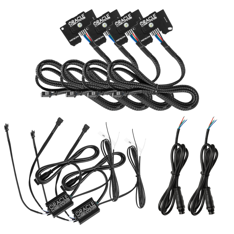 Jeep Gladiator Headlight DRL Kit - ORACLE Lighting - ColorSHIFT w/o Controller - ColorSHIFT RGB+W