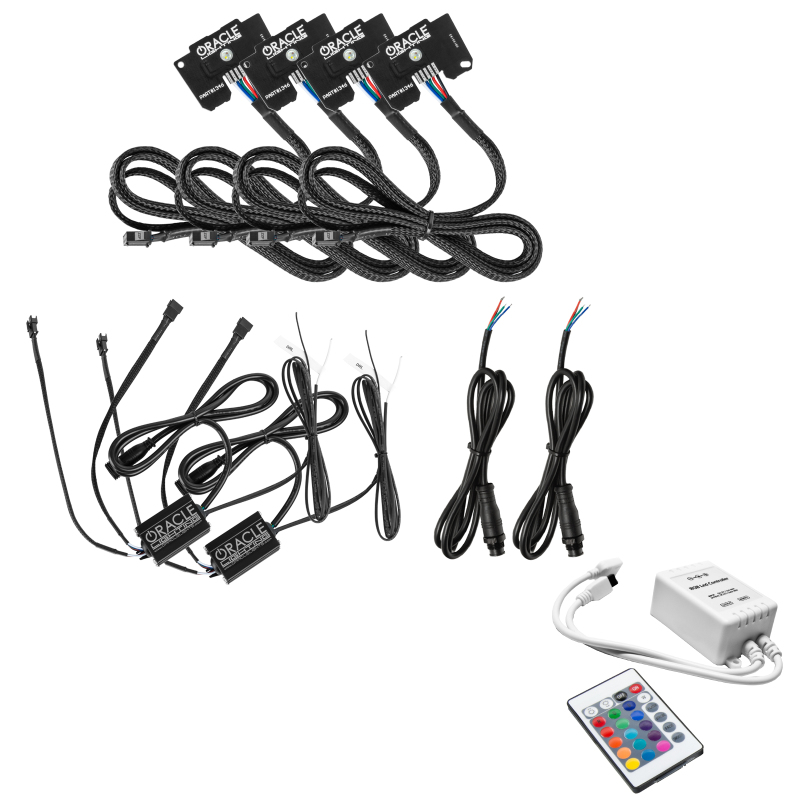 Jeep Wrangler JL Headlight DRL Kit - ORACLE Lighting - ColorSHIFT - RGB+W - 0