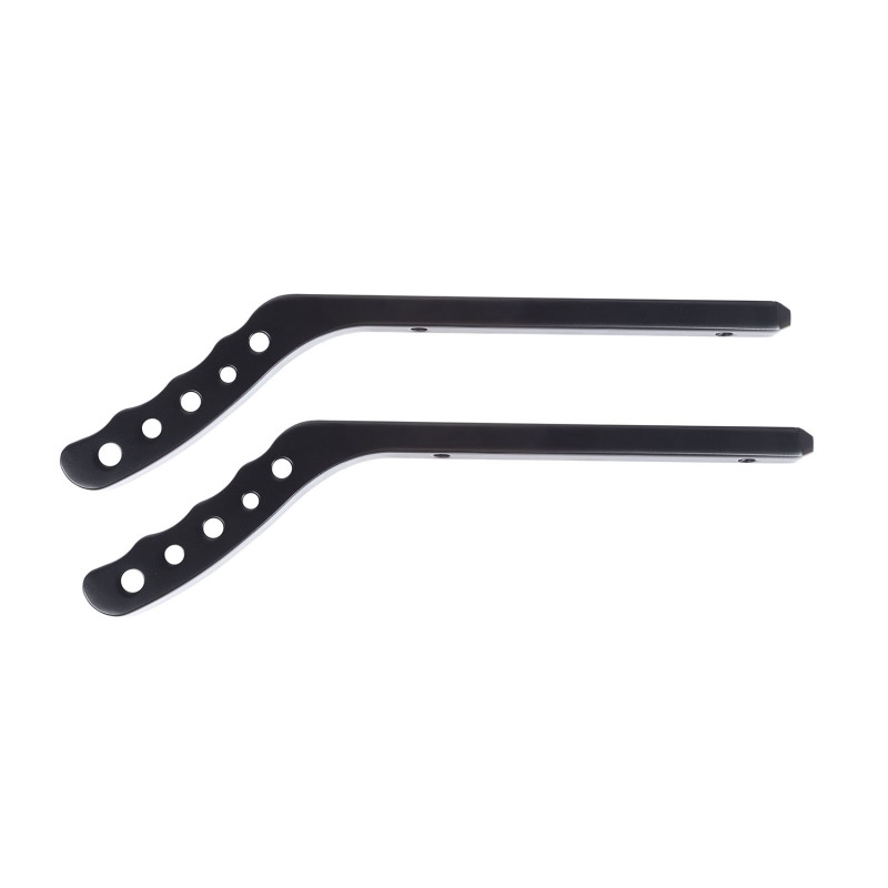 Jeep Wrangler JK Grab Handles - Rear - Rugged Ridge - Aluminum - Black - `07-`18