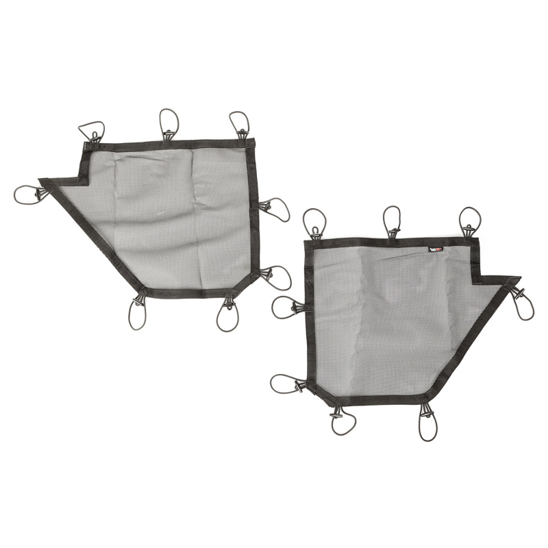 Jeep Wrangler JK Tube Door Covers - Rear - Rugged Ridge - Black - `07-`18