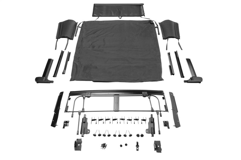 Jeep Gladiator Soft Top - Rugged Ridge - Voyager Fastback - Black Diamond - `20-`22