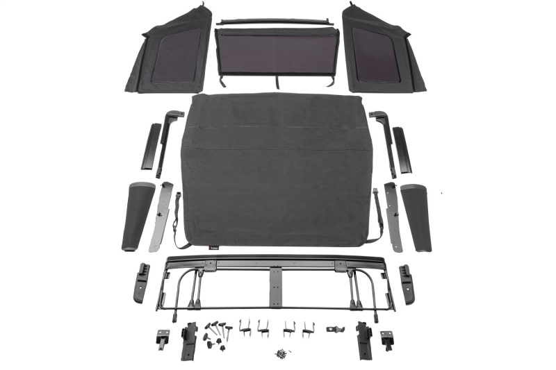 Jeep Wrangler JL Soft Tops - Rugged Ridge - Voyager - Black Diamond - `18-`22