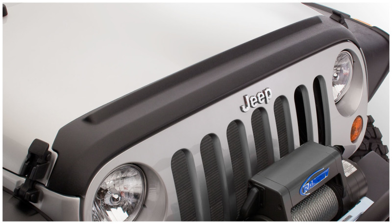 Jeep Wrangler JK Trail Armor Hood Guard - Bushwacker - Black - `07-`18