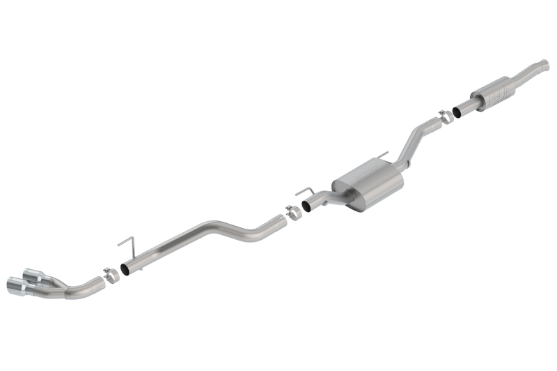 Jeep Gladiator Performance Exhaust - Dual Side - Borla - ATAK, Cat Back - 3.6L - `20-`23