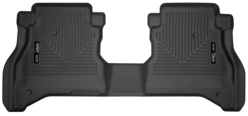 Jeep Gladiator Floor Liners - Rear - Husky Liners - WeatherBeater Series - Black - `20-`21