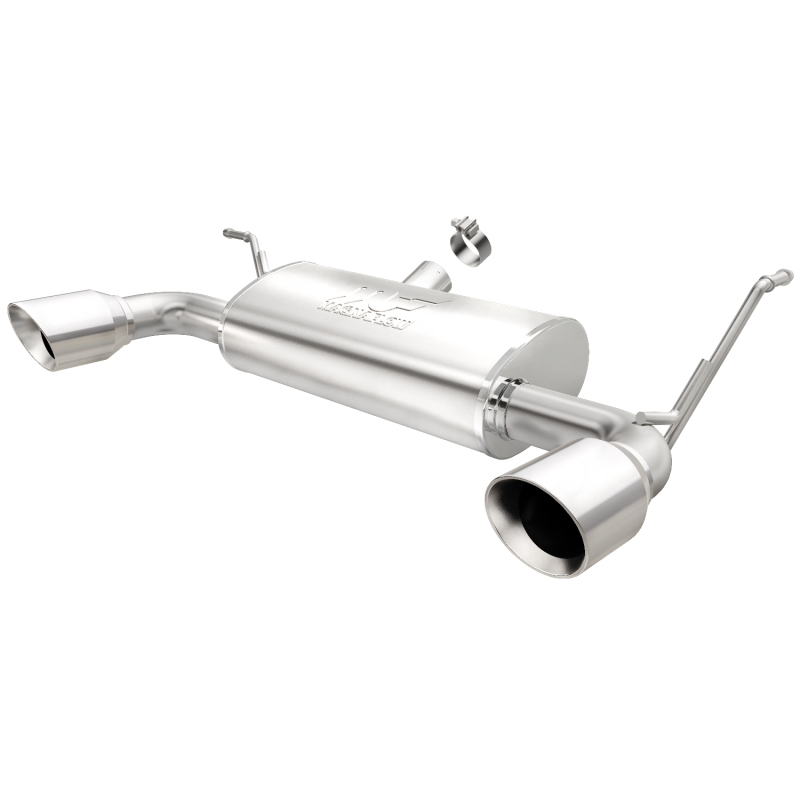 Jeep Wrangler JK Axle Back Exhaust - Rear - Magnaflow - Street Series - Stainless Steel - 3.8L/3.6L - `07-`14