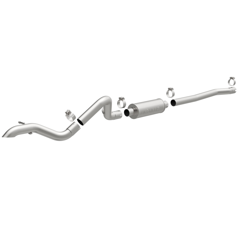 Jeep Wrangler JK Cat-Back Exhaust System - Driver Side Rear - Magnaflow - Rock Crawler Series - 3.6L - `12-`14