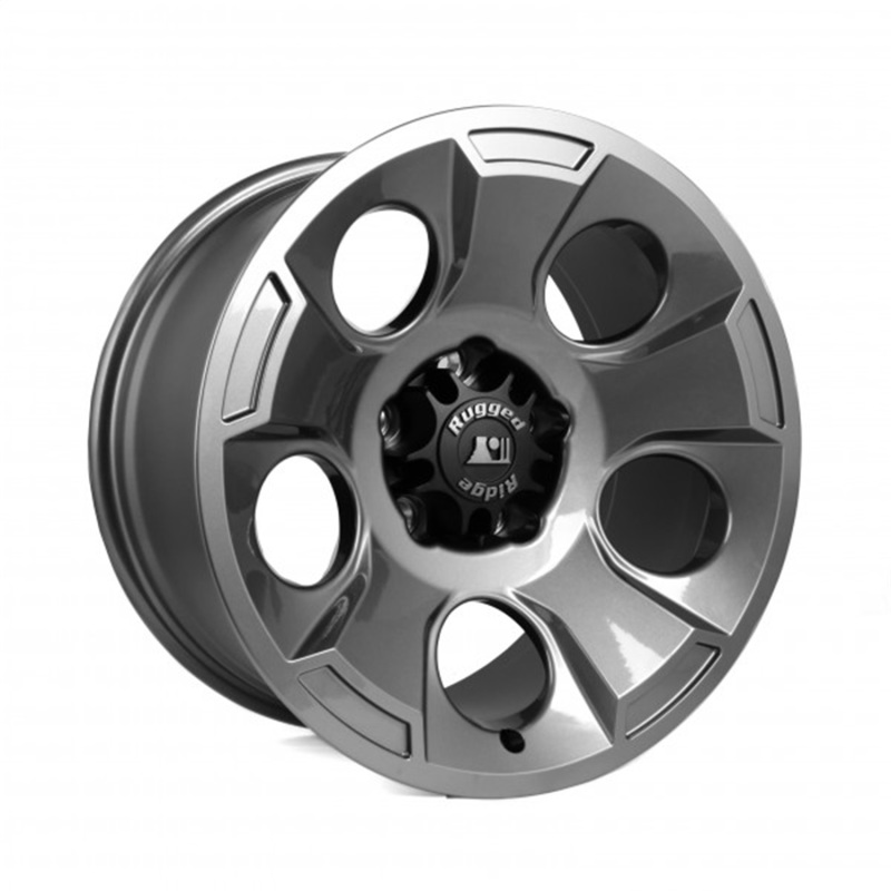 Jeep Wrangler JL Drakon Wheel - Rugged Ridge - Gun Metal - `07-`21