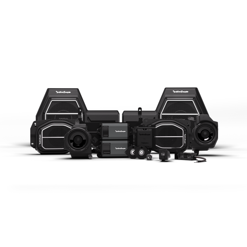 Jeep Wrangler JL Audio Kit - Rockford Fosgate UTV - Stage 5 - `18-`23