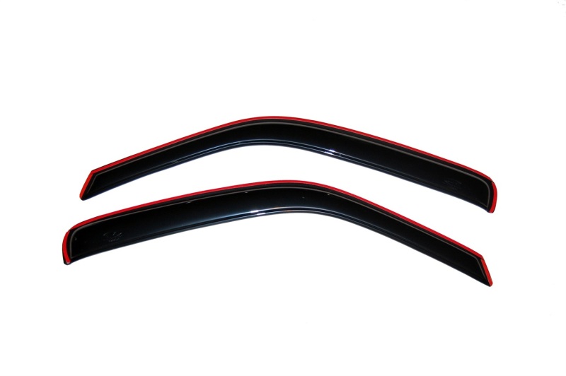 Jeep Wrangler JL Ventvisor In-Channel Deflector - Front - AVS - 2 pc. - Smoke - 2018