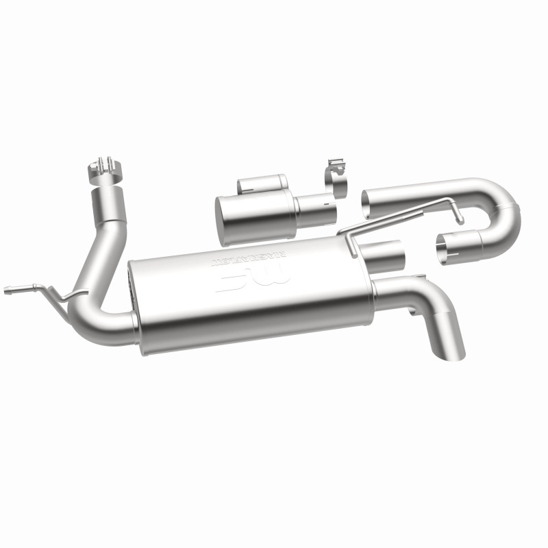 Jeep Wrangler JK Axle Back Exhaust - Magnaflow - Overland Series - 3.6L or 3.8L - `07-`18