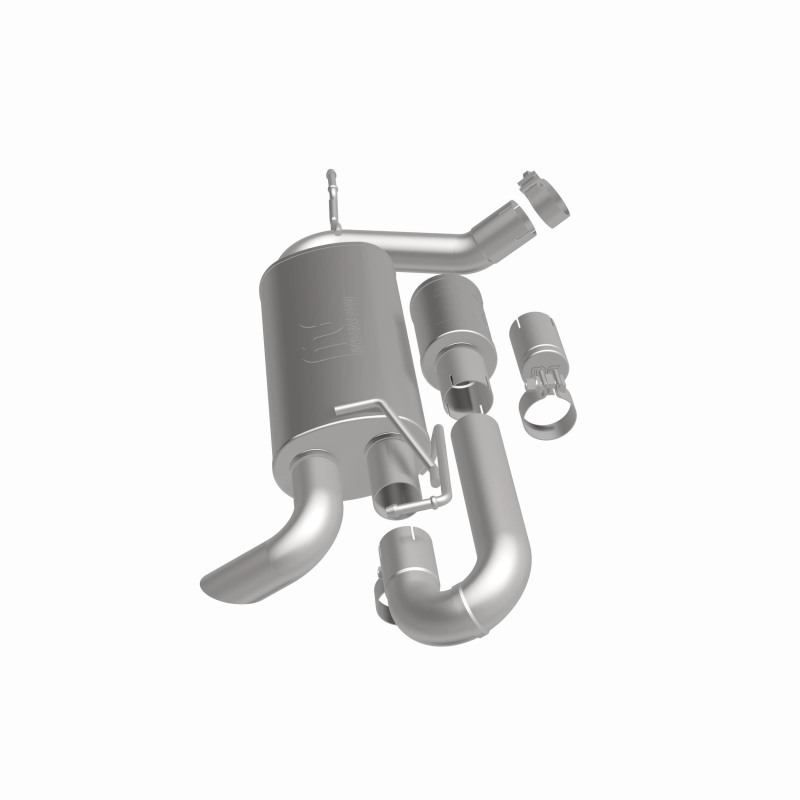 Jeep Wrangler JK Axle Back Exhaust - Magnaflow - Overland Series - 3.6L or 3.8L - `07-`18