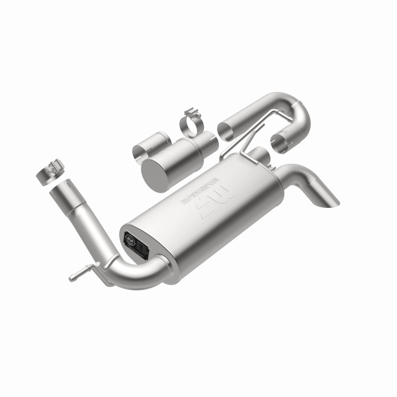 Jeep Wrangler JK Axle Back Exhaust - Magnaflow - Overland Series - 3.6L or 3.8L - `07-`18