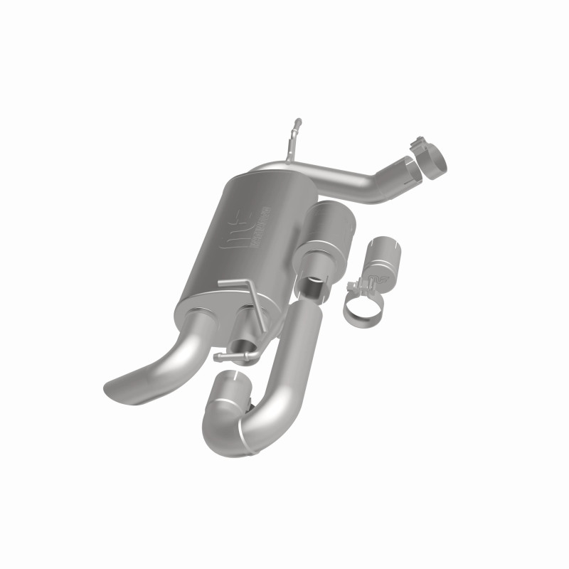 Jeep Wrangler JK Axle Back Exhaust - Magnaflow - Overland Series - 3.6L or 3.8L - `07-`18