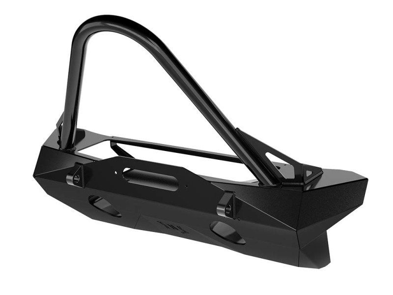 Jeep Gladiator Bumper - Front - ICON - Pro Recessed Impact w/Stinger/Tabs - Semi-gloss black - 2020+
