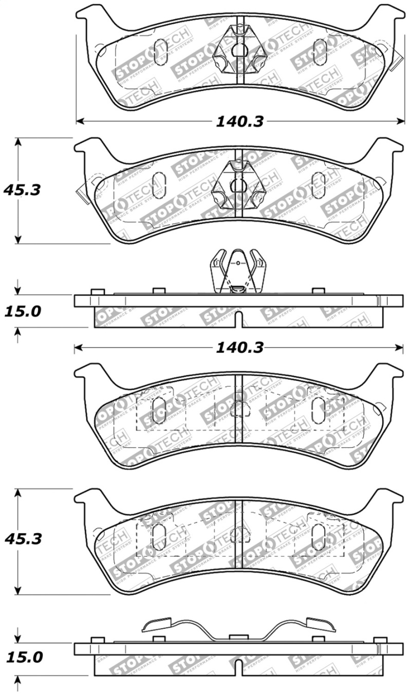 Jeep Grand Cherokee - ST Street Brake Pads