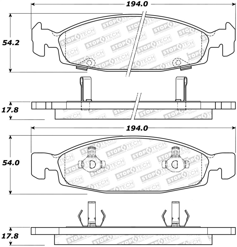 Jeep Grand Cherokee - ST Street Brake Pads