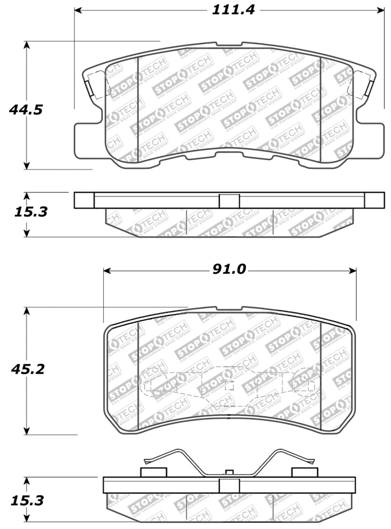 Jeep Patriot - ST Street Brake Pads