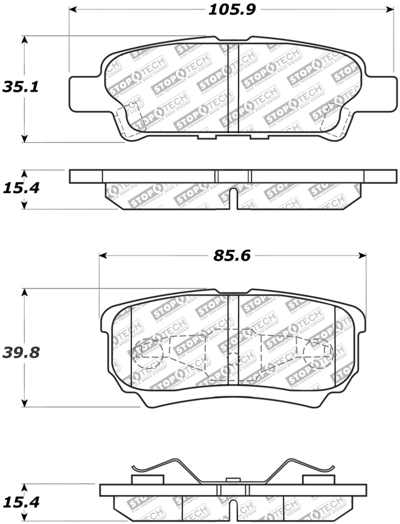 Jeep Patriot - ST Street Brake Pads
