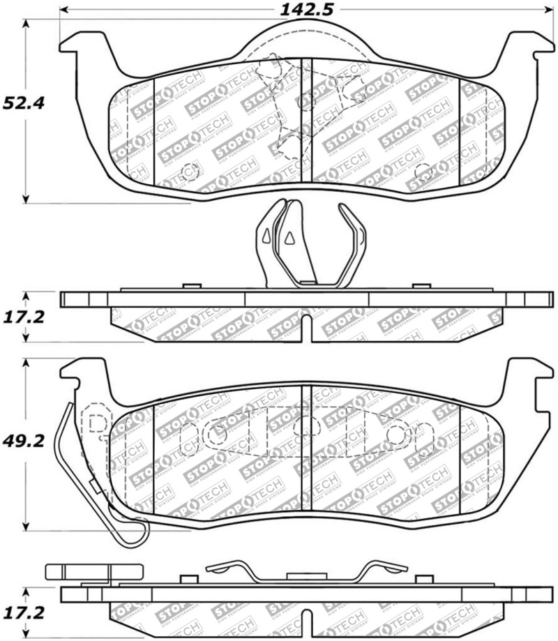 Jeep Grand Cherokee - ST Street Brake Pads