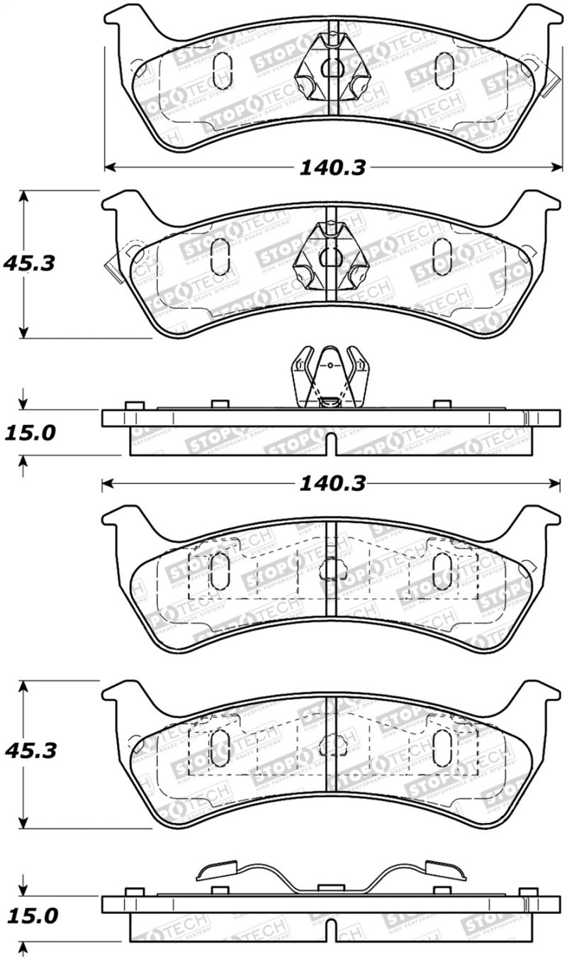 Jeep Grand Cherokee - ST Street Brake Pads