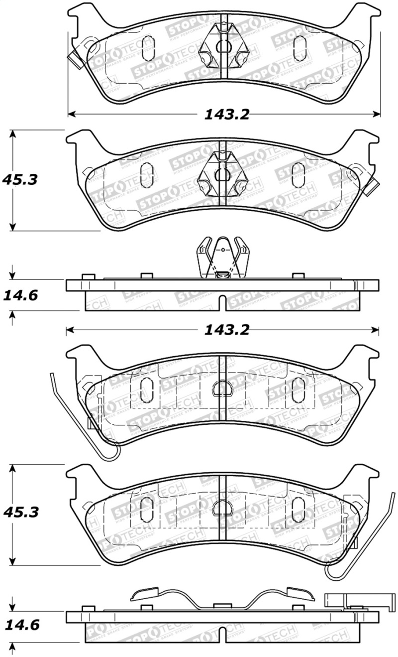 Jeep Grand Cherokee - ST Street Brake Pads
