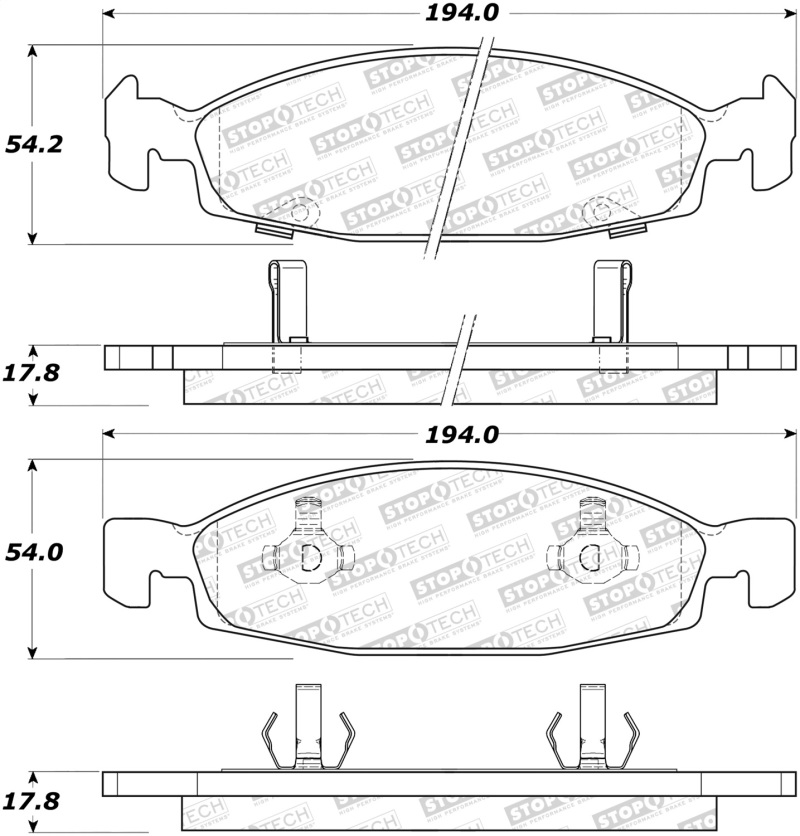 Jeep Grand Cherokee - ST Street Brake Pads