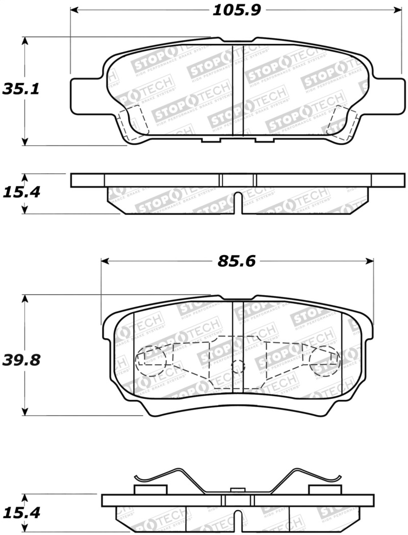 Jeep Patriot - ST Street Brake Pads