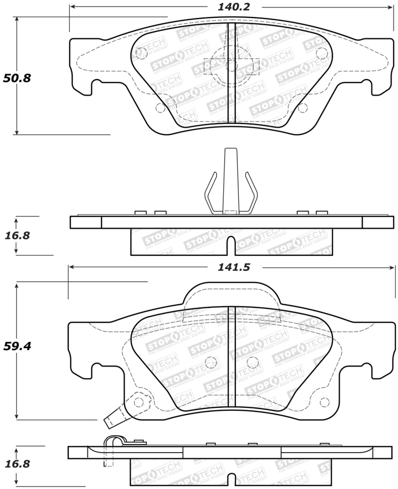 Jeep Grand Cherokee - ST Street Brake Pads
