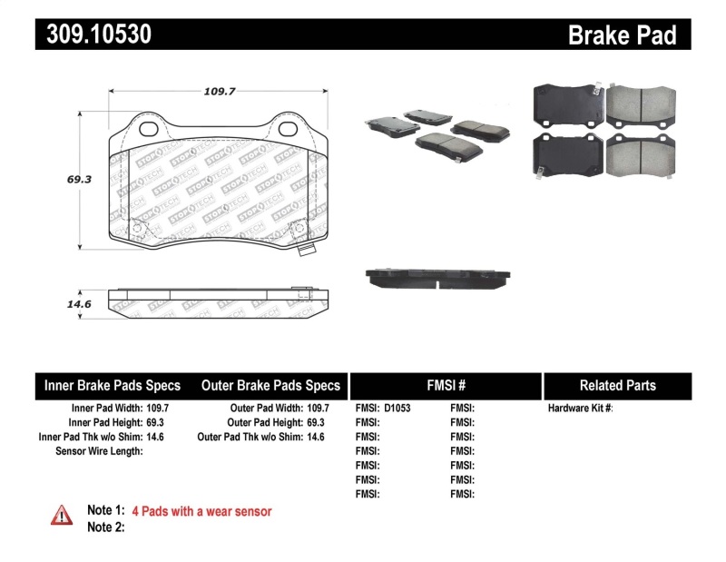 Jeep Grand Cherokee - ST Sport Brake Pads