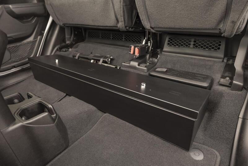 Jeep Gladiator Underseat Lockbox - Rear - Tuffy Products - Standard Key - Black - `20-`24