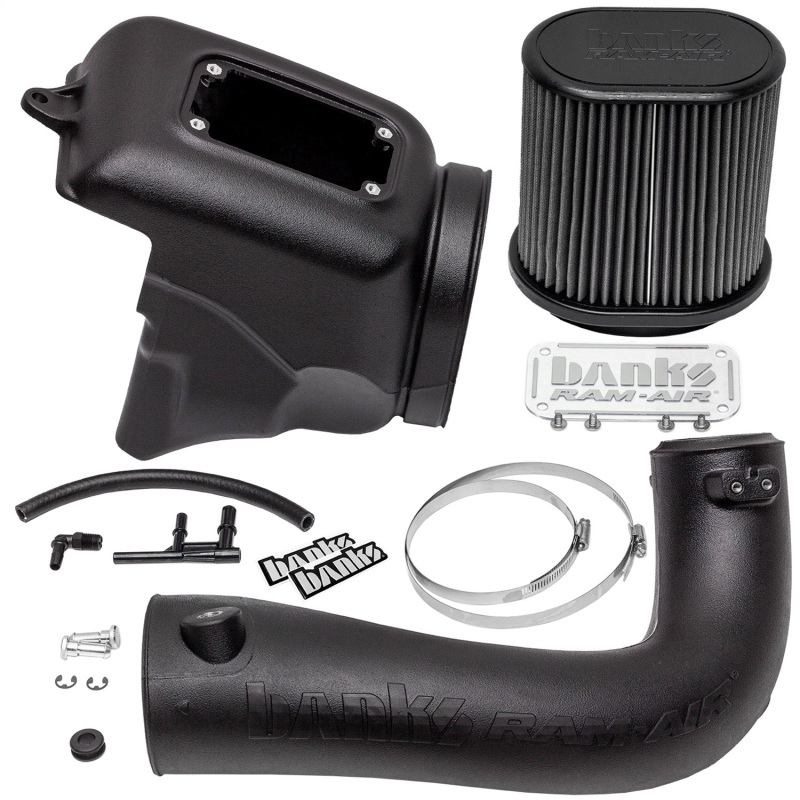Jeep Wrangler JL Ram-Air Intake System - Banks Power - Dry Filter - 2.0L Turbo - `18-`23
