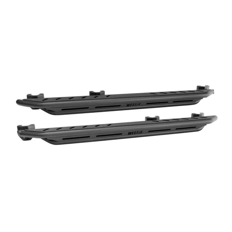 Jeep Wrangler JL Rock Rail Steps - Westin - Triple Tube - Textured Black - 2018