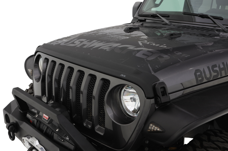 Jeep Wrangler JL Hood Shield - AVS - Aeroskin II - Black - 2018