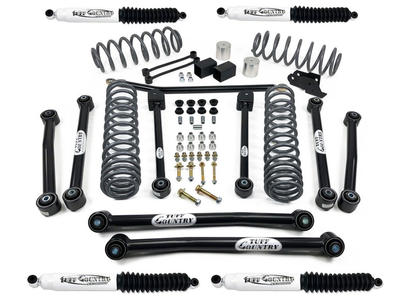 Jeep Wrangler JL Lift Kit - Front + Rear - Tuff Country - EZ-Flex (SX8000 Shocks) - `18-`23
