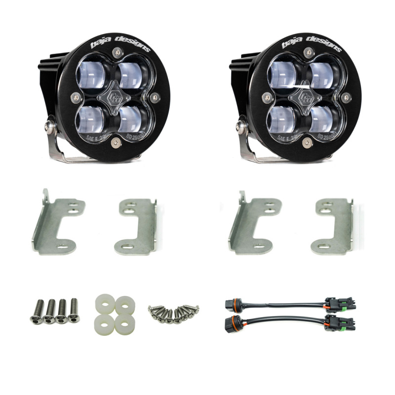 Jeep Wrangler JL Fog Light Pocket Kit - Baja Designs - Sport - Clear - `18-`20