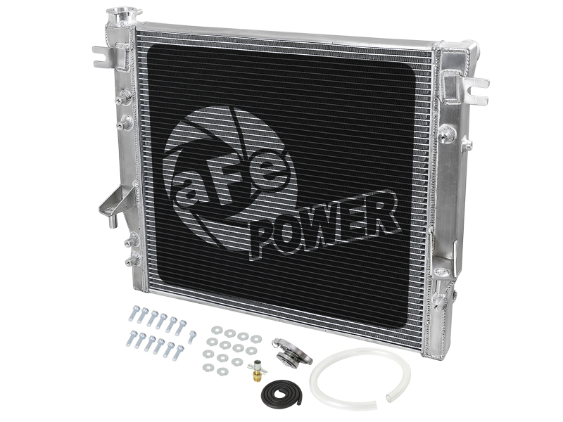 Jeep Wrangler JK Radiator - aFe - BladeRunner Street Series Tube & Fin - Brushed aluminum - V6-3.6L/3.8L - `07-`18