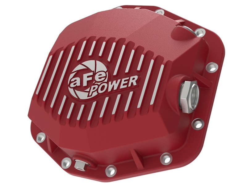 Jeep Wrangler JL Rear Differential Cover - Rear - aFe - Pro Series - Red - 3.6L - `18-`24